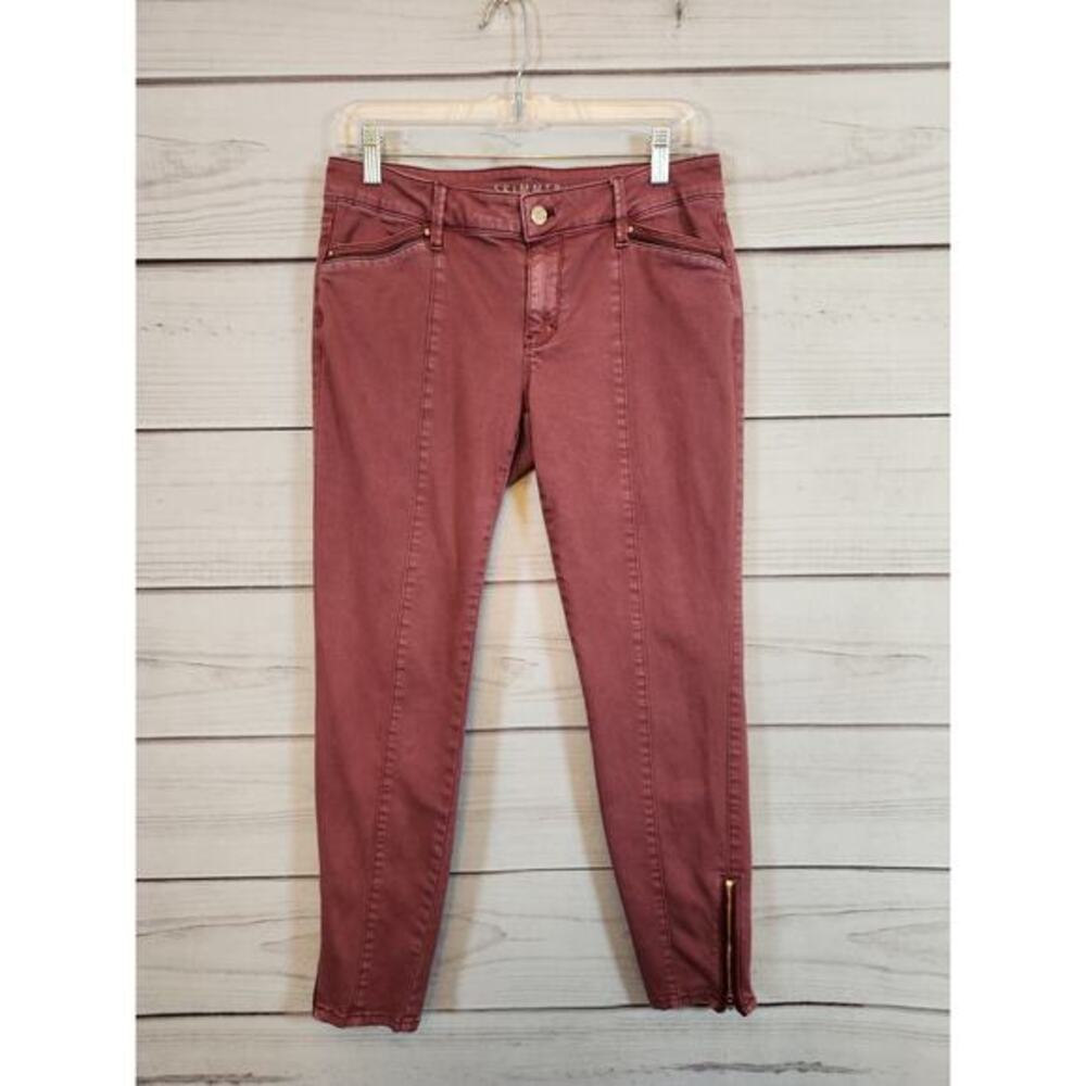 White House Black Market - Dark Red Skinny Pants